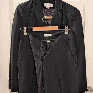 Calvin Klein Black Blazer and Pants Set Mixed Sizes Women's